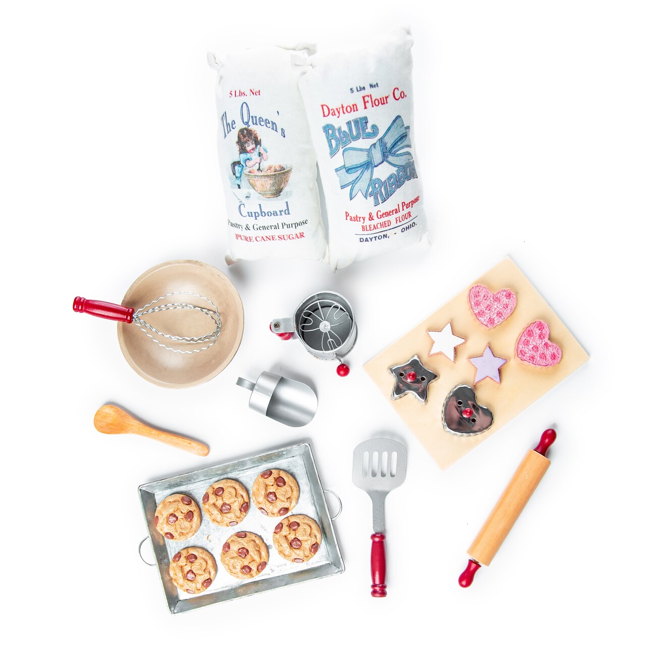 The Queen's Treasures 23 Pc 18 Inch Doll Vintage Baking Tool Set and Food